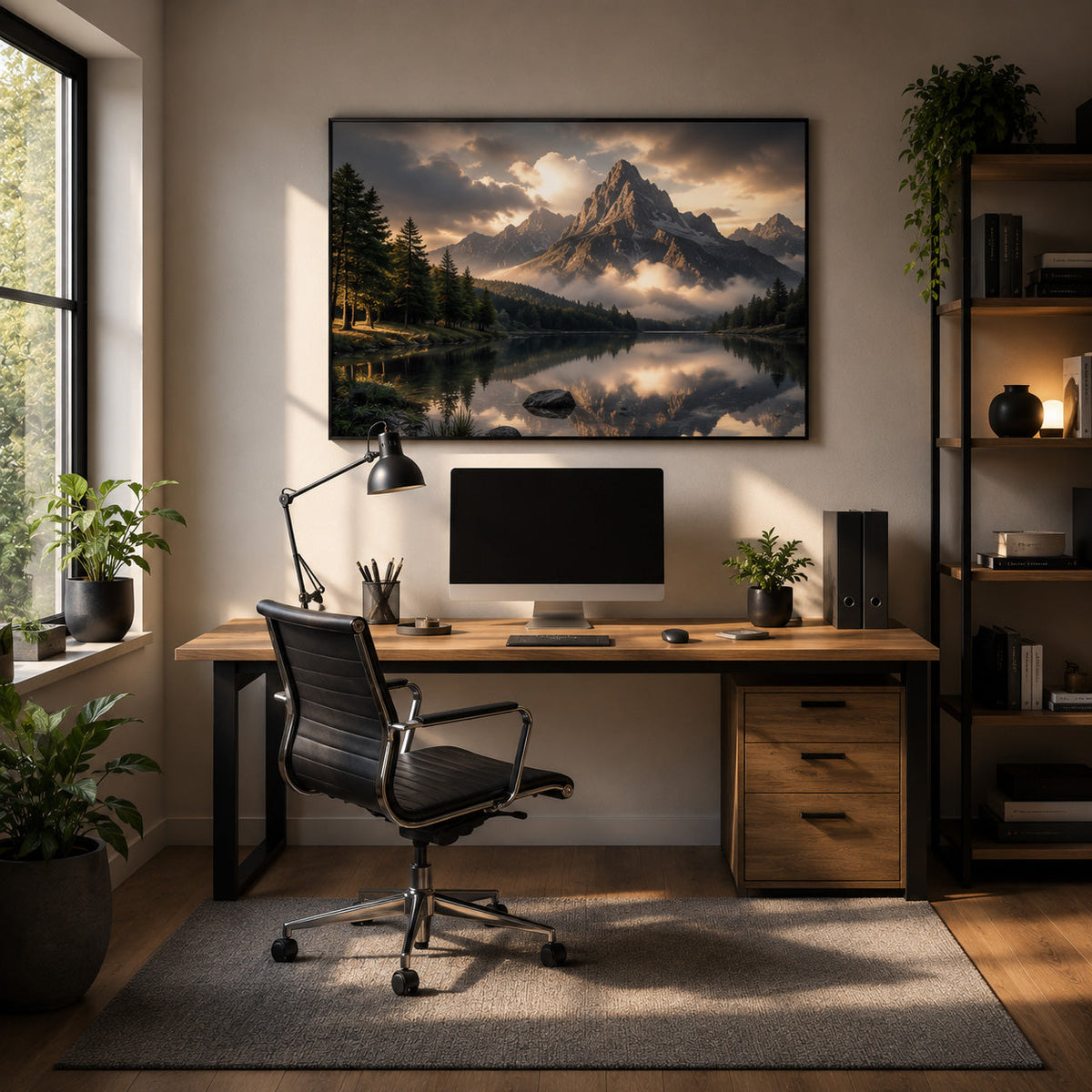 Poster im Arbeitszimmer