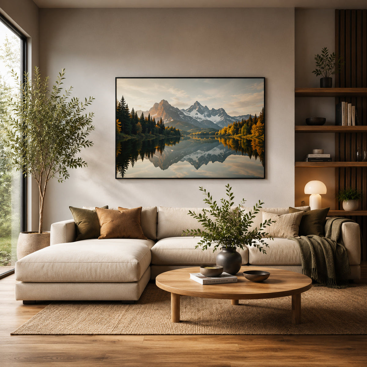 Poster im Wohnzimmer