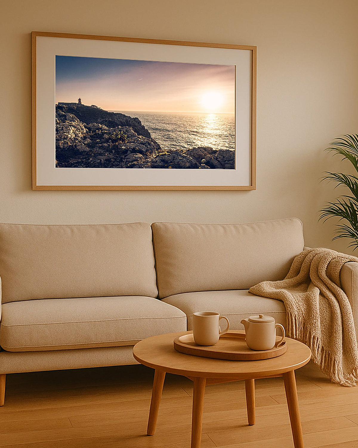 Poster Cabo de São Vicente Portugal – Atlantikküste am südwestlichsten Punkt Europas