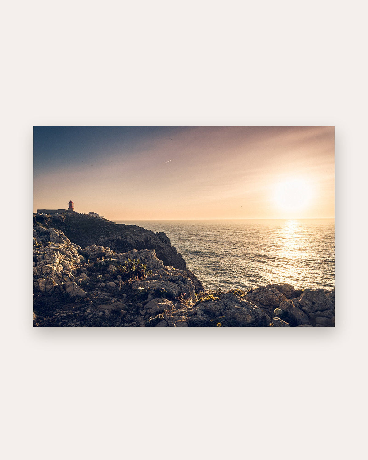 Poster Cabo de São Vicente Portugal – Atlantikküste am südwestlichsten Punkt Europas