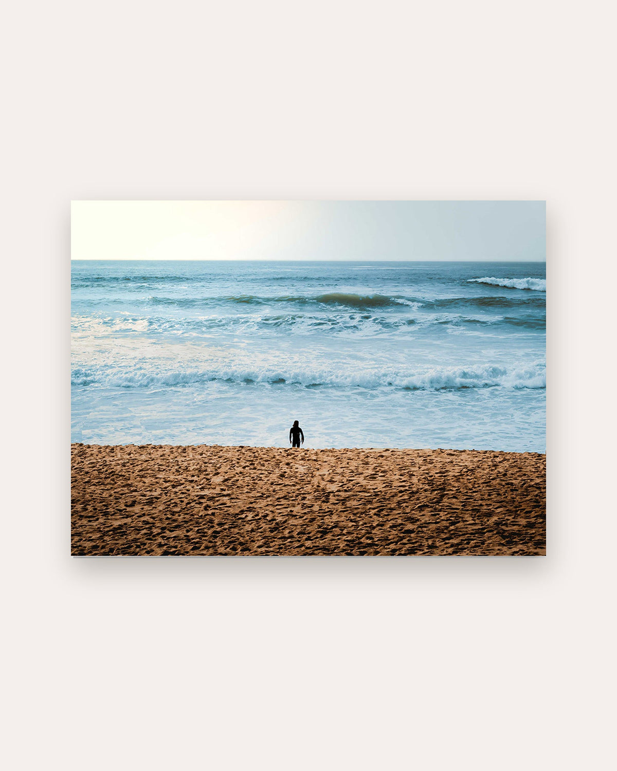 Surfer am Strand Poster als Wandbild im Treppenhaus