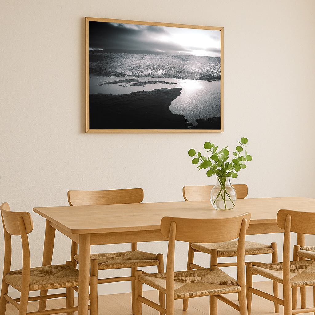 Poster Gletscher in Island