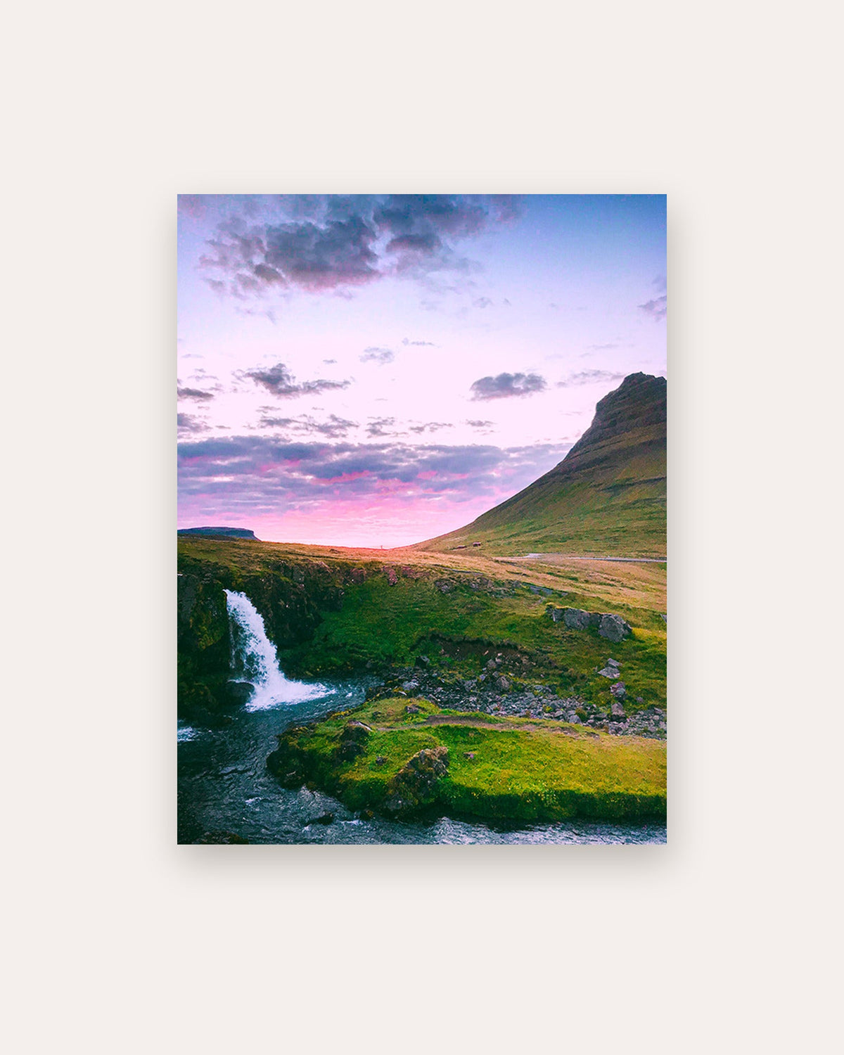 Poster Kirkjufell Island – Ikonischer Berg auf der Halbinsel Snaefellsnes