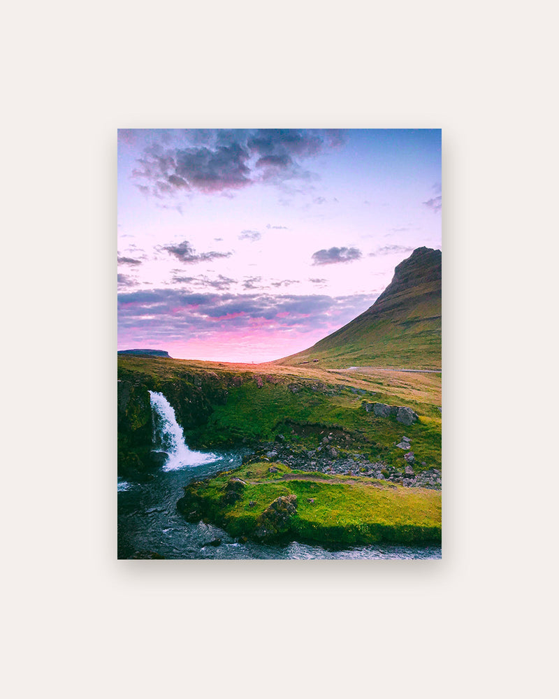 Poster Kirkjufell Island – Ikonischer Berg auf der Halbinsel Snaefellsnes