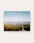 Poster Herkules über Kassel – Panoramablick vom Wahrzeichen über Nordhessen